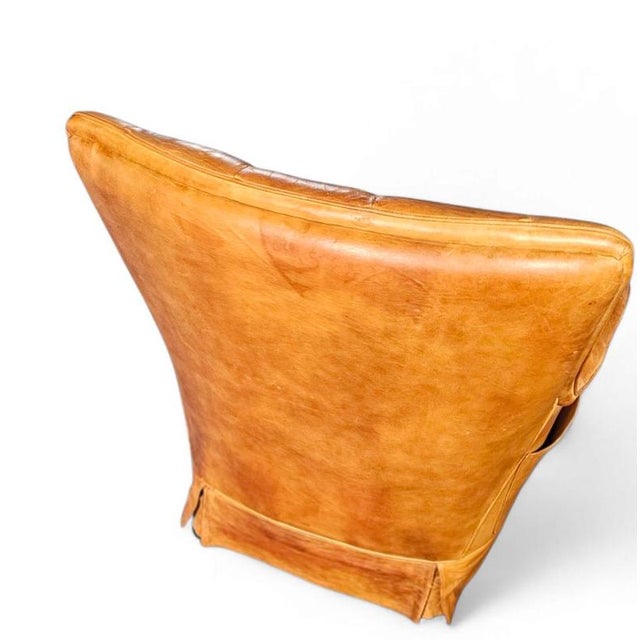Sheep Leather Club Chair with Magazine Holder, 1970s For Sale - Image 18 of 18
