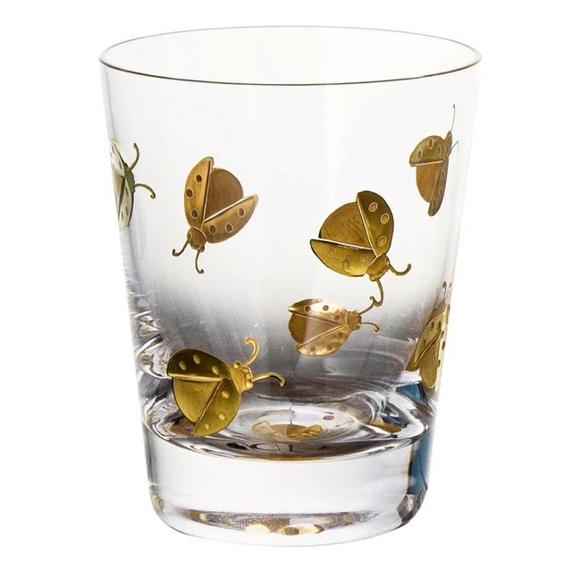 Not Yet Made - Made To Order ARTEL Fly Fusion Gilded Collection Set of Single Old Fashioned Glasses in Gold - Set of 6 For Sale - Image 5 of 8