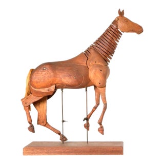 Fully Articulated Artist's Model of Horse, Signed For Sale