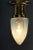 Art Deco Ceiling Lamps with Opaline Glass Shades, 1920s, Set of 2 For Sale - Image 9 of 12