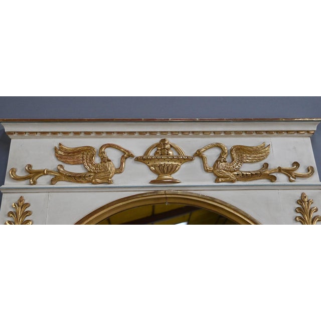 Large Directoire Style Trumeau Mirror, Early 20th Century For Sale - Image 5 of 18