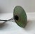 1980s Vintage Danish Chrome Up-Light Wall Sconce with Green Glass Shade, 1980s For Sale - Image 5 of 8