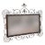 Uttermost Olivia Spanish Revival Wrought Iron Beveled Wall Mirror For Sale