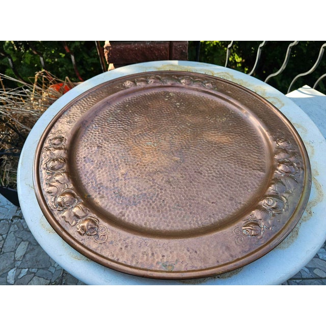 Art Deco Copper Tray, 1930s For Sale - Image 6 of 6