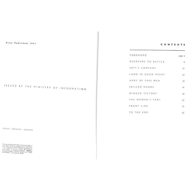 1940s "Air of Glory: A Wartime Scrapbook" 1941 Beaton, Cecil For Sale - Image 5 of 12