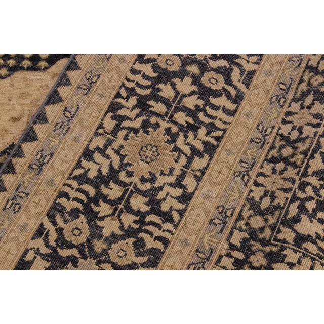 Textile 1990s Boho Chic Vintage Mamluk Wool Rug - 8′ × 9′9″ For Sale - Image 7 of 8