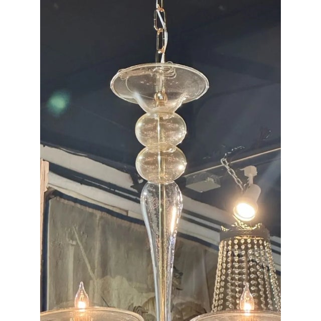 Legacy Custom Murano Glass Chandelier For Sale - Image 4 of 6