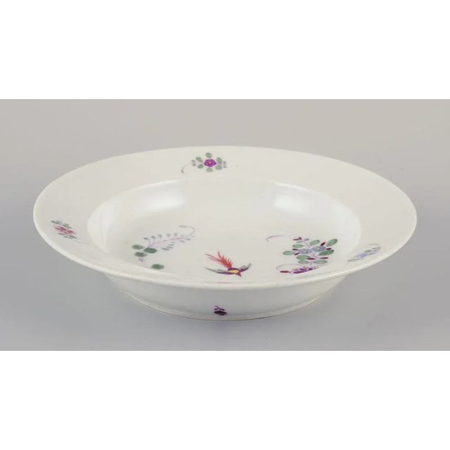 Ceramic 19th Century Porcelain Soup Plates by Meissen, Germany, Set of 4 For Sale - Image 7 of 10