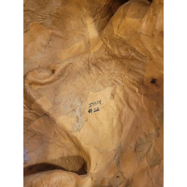 Black Huge Whimsical Paper Mache Italian Colorful Tiger Wall Mask Room Decor For Sale - Image 8 of 9