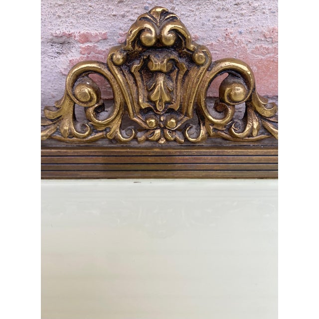 Bronze Pair of Louis XVI Style Bronze Demilune Cabinets, 20th Century For Sale - Image 8 of 18