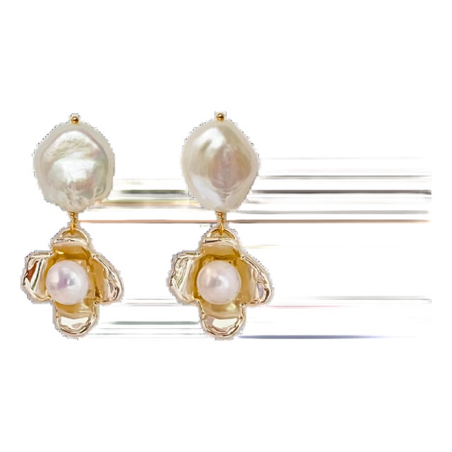 Ivory Earrings, A Pair For Sale