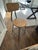 5 Vintage Industrial Counter Height Wood and Steel Stools , a Set For Sale - Image 9 of 10