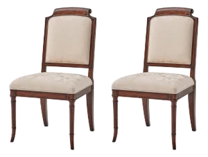 English Regency Style Dining Chairs- Set of 2
