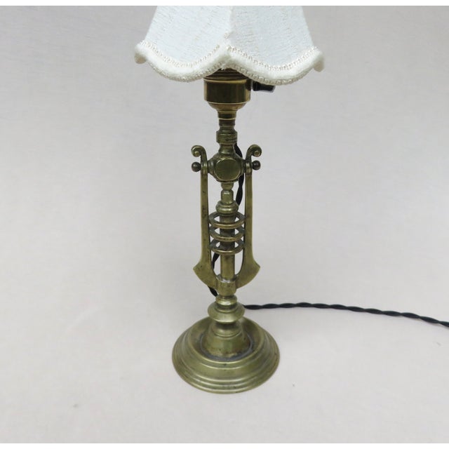 Art Nouveau Bronze Table Lamp For Sale - Image 16 of 18