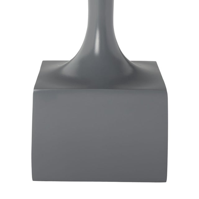 Early 21st Century Corvus Round Side Table in Dark Grey For Sale - Image 5 of 7
