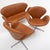 Arne Jacobsen “Swan” Sofa & Pair of Chairs in Cognac Leather for Fritz Hansen - Set of 3 For Sale - Image 10 of 18