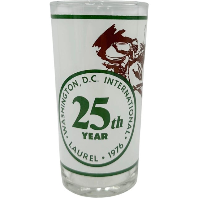 1970s Vintage Set 4 Washington, d.c. International Horse Show Glasses For Sale - Image 5 of 9