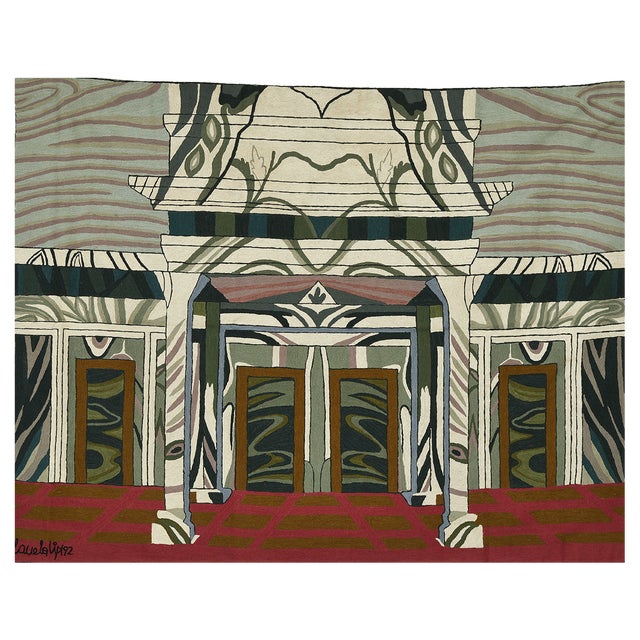 Pink Tapestry by Nanda Vigo, 1992 For Sale