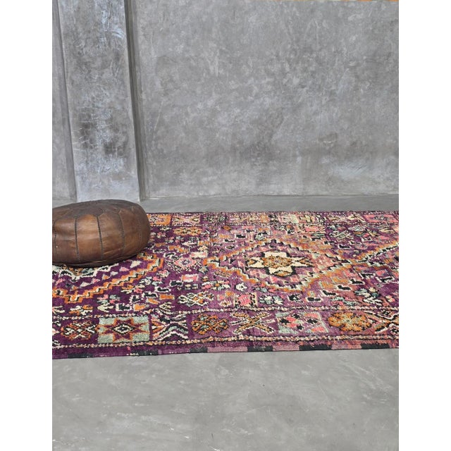 Moroccan Vintage Area Rug - 9.5 X 5.9 Ft For Sale - Image 4 of 8