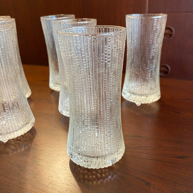 Mid 20th Century Mid 20th Century Mid-Century Iittala "Ultima Thule" Drinking Glasses by Tapio Wirkkala - Set of 8 For Sale - Image 5 of 14
