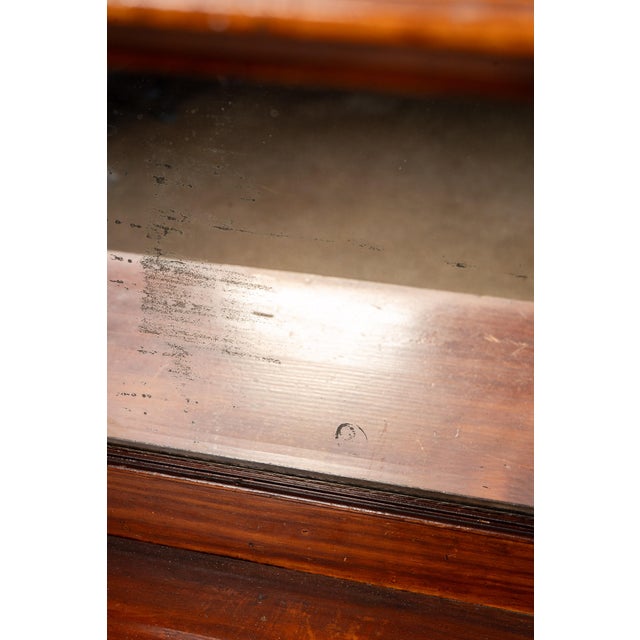 Early 20th Century Oxblood-Stained Step-Back Kitchen Hutch For Sale - Image 16 of 18