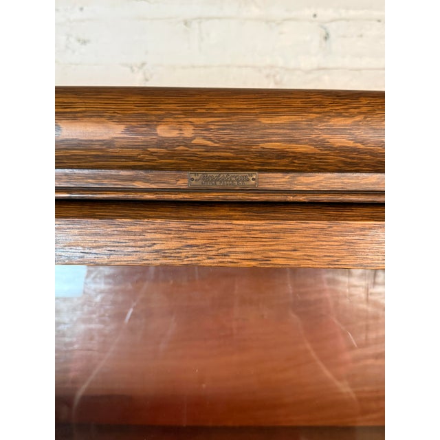 Five Piece Antique Lundstrum Barrister Bookcase For Sale - Image 10 of 16