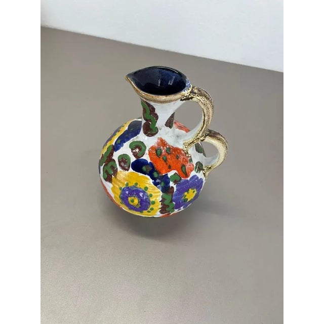 1970s Vintage German Ceramic Studio Pottery Vase from Marei Ceramics, 1970s For Sale - Image 5 of 18