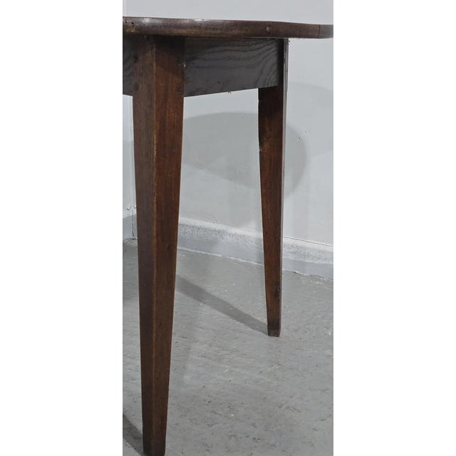 Georgian Oak Cricket Table For Sale - Image 4 of 5