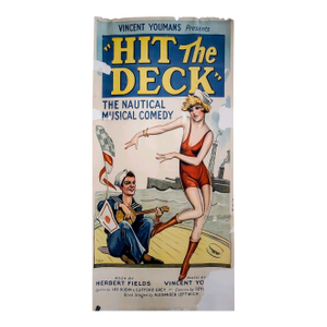 Hit the Deck Broadway Theater Nyc Poster, Circa 1927