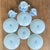 Chinoiserie Antique Wood & Sons "Yuan" Pattern Blue and White Transferware Coffee & Tea Set - Mixed Demitasse and Teacup 9 pcs For Sale - Image 3 of 16