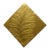 Metallic Gold Botanical Relief Wall Plaque For Sale