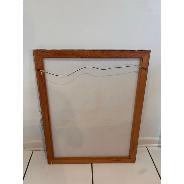 1970s Francis “Duke” Downs Signed Vintage Floral Still Life Oil Painting, Palm Beach Florida For Sale - Image 5 of 5