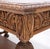 Heavily Fine Carved Oak Small Partners Desk Console Writing Table Mint For Sale - Image 14 of 18