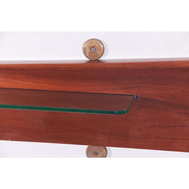 Mid-Century Wall Console attributed to Vittorio Dassi, 1950s, in Restored conditions. Designed 1950 to 1959 This piece is...