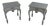 Vintage French Country Style Bedside Tables with Rope Detail, 1970, Set of 2 For Sale