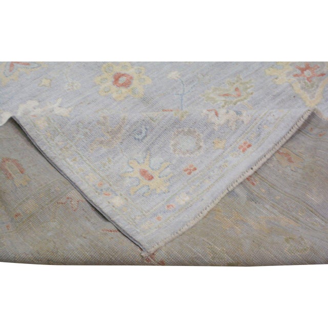 2020s New Turkish Oushak Hand Knotted Wool Rug, 8x10 For Sale - Image 5 of 5