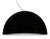 Sonora 490 Black Suspension Lamp by Vico Magistretti for Oluce For Sale