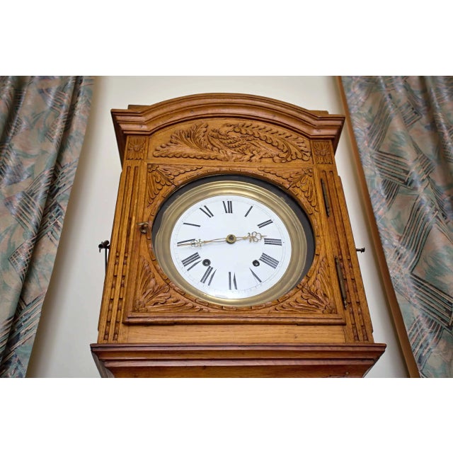 19th Century Antique Floor Clock For Sale - Image 6 of 8