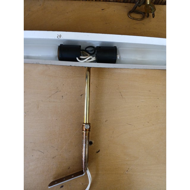 Mid-Century Modern Vintage 1970s Brass Picture / Piano Lamp For Sale - Image 3 of 5