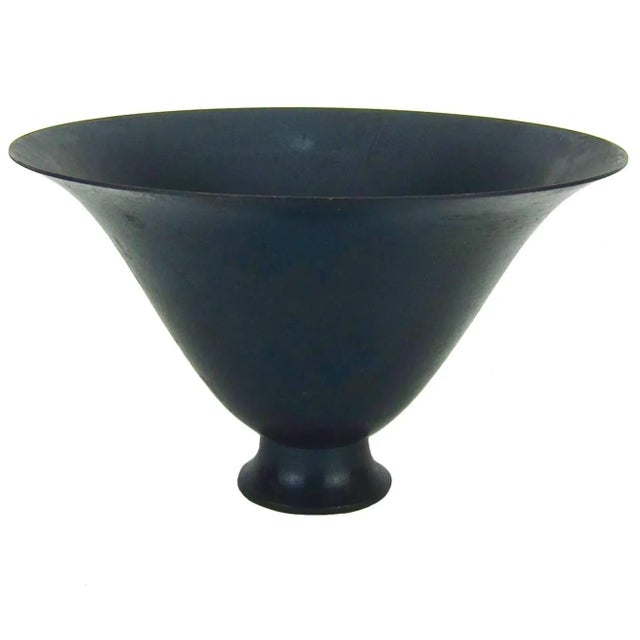 Marie Zimmermann Arts & Crafts Bowl With Dark Blue Patina, Circa 1915 For Sale - Image 11 of 11