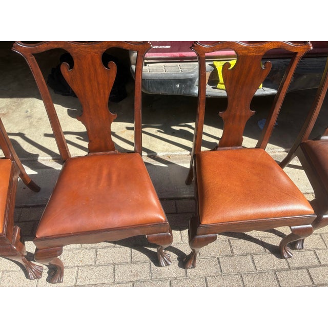 Wood Set of 6 Henredon Ralph Lauren Dining Chairs For Sale - Image 7 of 12