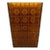 Amber Lucite Style Waste Basket / Trash Can For Sale