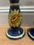Italian Vintage Italian Ceramic Sunflower Candlesticks -Pair For Sale - Image 3 of 5