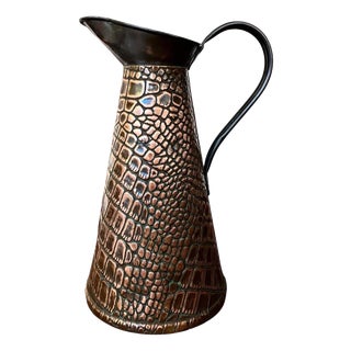 Antique Arts and Crafts Copper Hot Water Jug from Joseph Sankey & Sons, 1900 For Sale