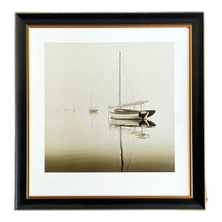Vintage Boho Limited Edition Michael Kahn Sailboat Photo For Sale