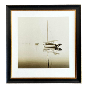 Vintage Boho Limited Edition Michael Kahn Sailboat Photo
