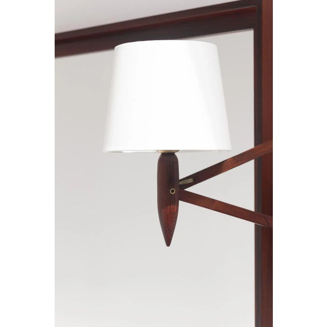 Mid-Century Danish Rosewood Scissor Wall Lamp, 1960s For Sale - Image 15 of 18