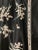 Black Art Nouveau Floral Embroidered Silk Textile Vintage Wall Hanging For Sale - Image 8 of 16