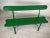Vintage Green Garden Bench For Sale - Image 4 of 18