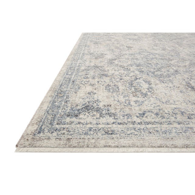 Transitional Amber Lewis x Loloi Zuma Pebble / Stone 2'-7" x 7'-9" Runner Rug For Sale - Image 3 of 9